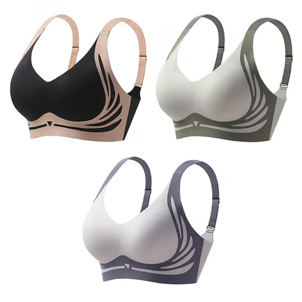 🎁Super gather bra | Wireless Push-up Bra👍No more sagging breasts
