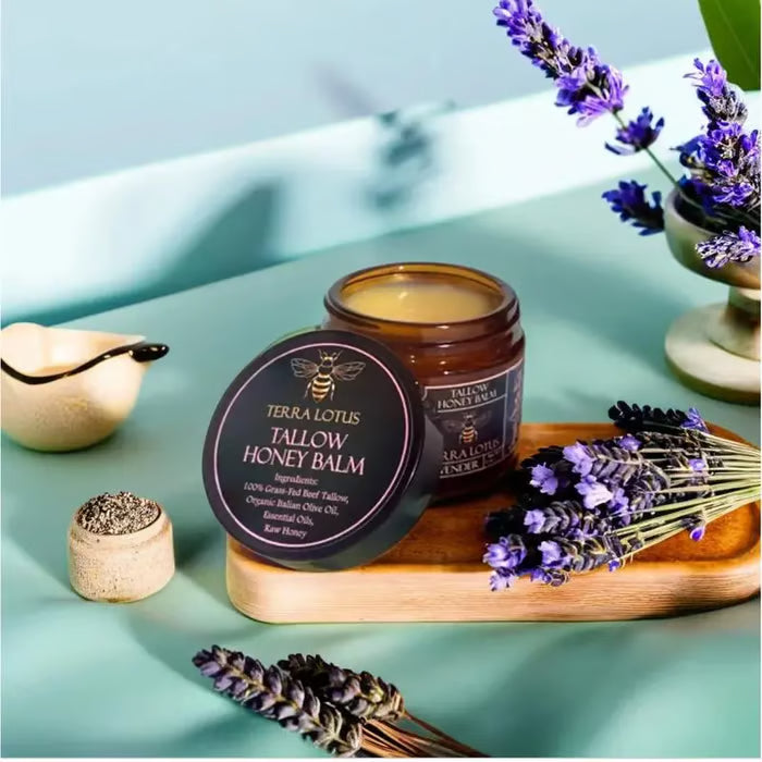 💖Summer Sale 49% OFF🔥Organic Grass-Fed Beef Tallow Balm with Raw Honey