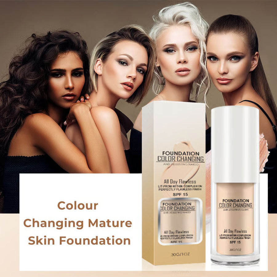 🔥Flawless. Effortless. On Sale — This Black Friday 💫🔥2025 Colour Changing Mature Skin Foundation