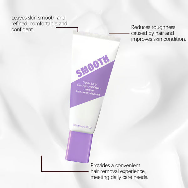 ✨Bikini Pain-Free Hair Removal Cream for Sensitive Skin, 💫Hypoallergenic Formula-Gentle & Fast-Acting Depilatory with Citrus Scent, Aloe & Hyaluronic Acid for Soothing Care, Suitable for Men & Women