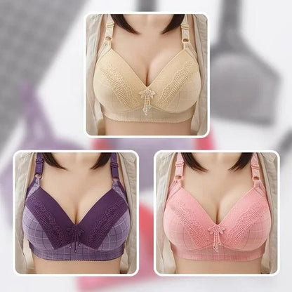 Comfort type no steel ring bra