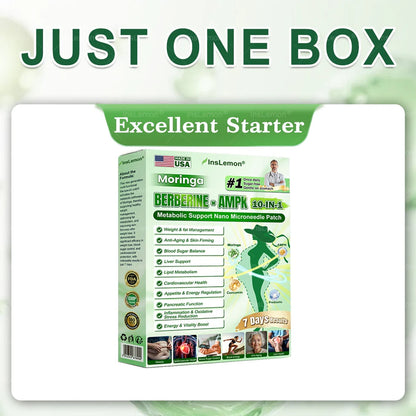 🧑‍⚕️🩺 Moringa · Berberine × NAD+ 10-in-1 Advanced Nano-Microneedle Patch — Once Daily, Visible Results in 7 Days
