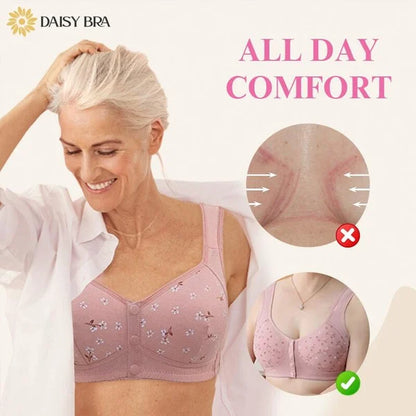 COMFORTABLE  CONVENIENT FRONT BUTTON BRA