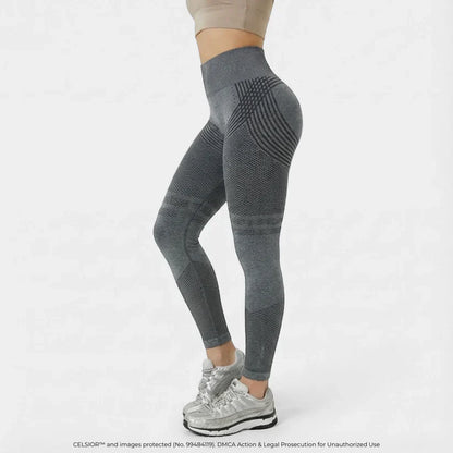 High Waisted And Hip Lifting Yoga Elastic Quick Drying Tight Pants