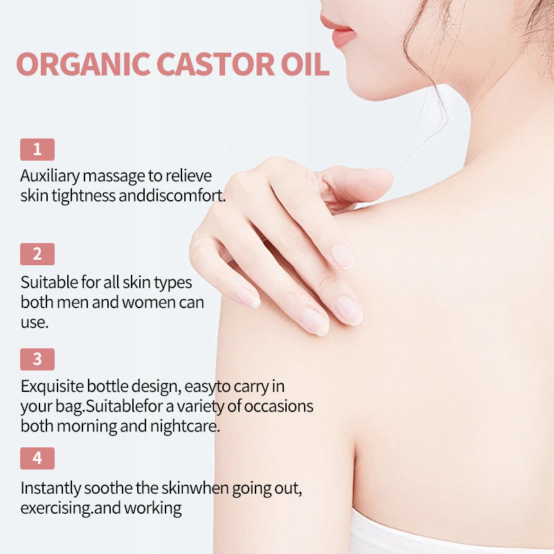 ✨ LAST DAY BUY 1 GET 1 FREE✨Organic Golden Castor Oil Roll-On with Rose Quartz