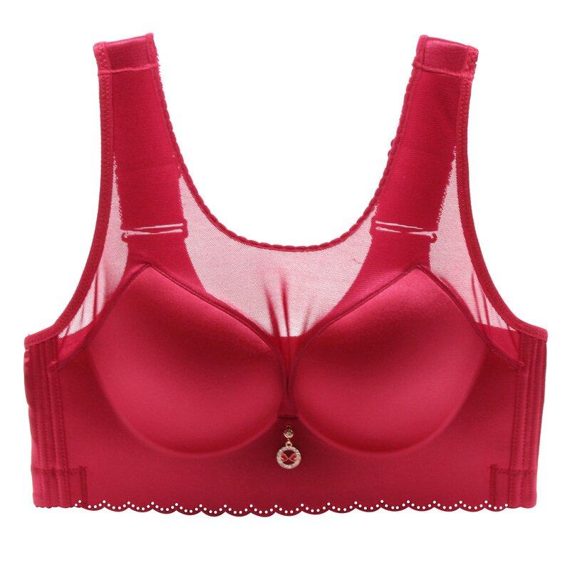 PLUS SIZE FULL CUP NO STEEL RING ULTRA THIN YOGA SPORTS BRA