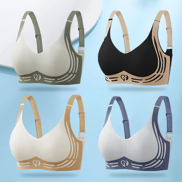 🎁Super gather bra | Wireless Push-up Bra👍No more sagging breasts