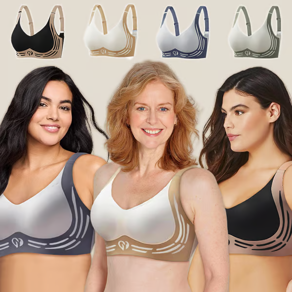 🎁Super gather bra | Wireless Push-up Bra👍No more sagging breasts
