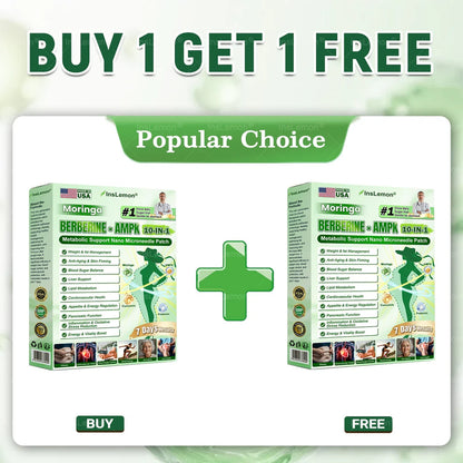 🧑‍⚕️🩺 Moringa · Berberine × NAD+ 10-in-1 Advanced Nano-Microneedle Patch — Once Daily, Visible Results in 7 Days