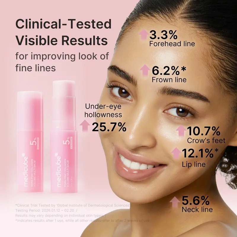 PDRN Pink Caffeine Collagen Eye Patch& PDRN Pink Collagen Volume Multi Balm