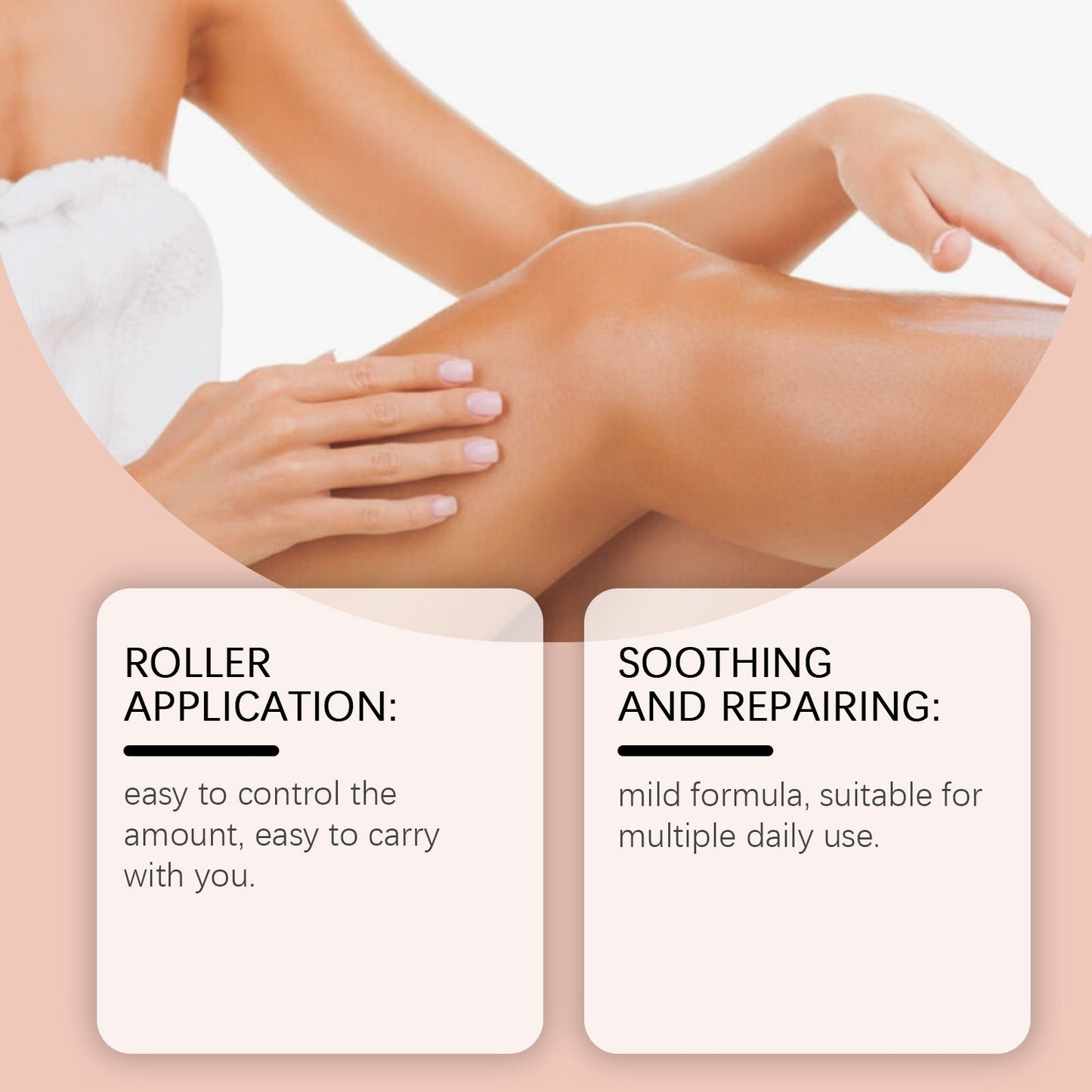 ✨ LAST DAY BUY 1 GET 1 FREE✨Organic Golden Castor Oil Roll-On with Rose Quartz