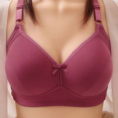 Plus size underwear bra Underwear Wire Free Comfort Soft Thin Breathable