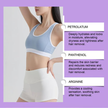 ✨Bikini Pain-Free Hair Removal Cream for Sensitive Skin, 💫Hypoallergenic Formula-Gentle & Fast-Acting Depilatory with Citrus Scent, Aloe & Hyaluronic Acid for Soothing Care, Suitable for Men & Women
