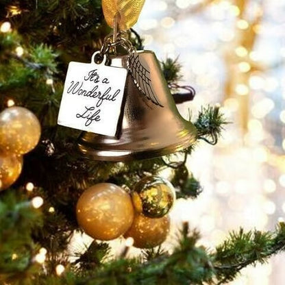 🔥 Memorial Ornaments Angel Wings Bell