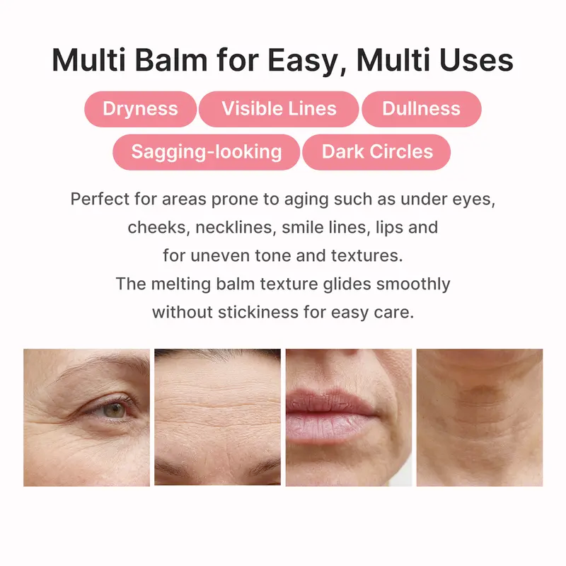 PDRN Pink Caffeine Collagen Eye Patch& PDRN Pink Collagen Volume Multi Balm