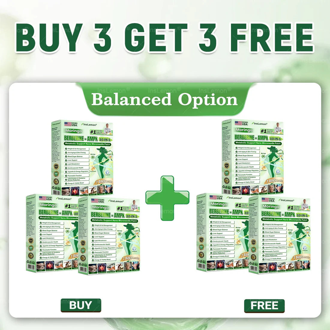 🧑‍⚕️🩺 Moringa · Berberine × NAD+ 10-in-1 Advanced Nano-Microneedle Patch — Once Daily, Visible Results in 7 Days