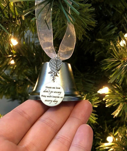 🔥 Memorial Ornaments Angel Wings Bell