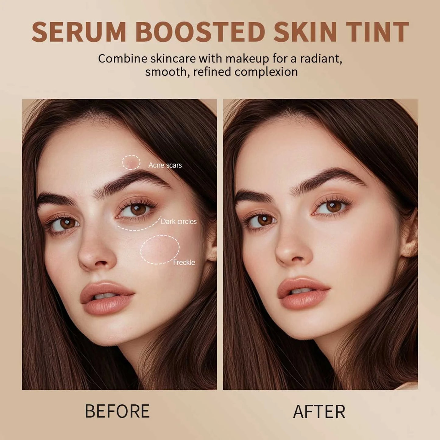 ✨ LAST DAY PROMOTION 🎁Buy 1 Get 1 Free-🔥Foundation Stick Beauty Balm Serum Boosted Skin Tint