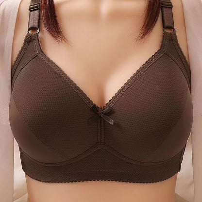 Plus size underwear bra Underwear Wire Free Comfort Soft Thin Breathable