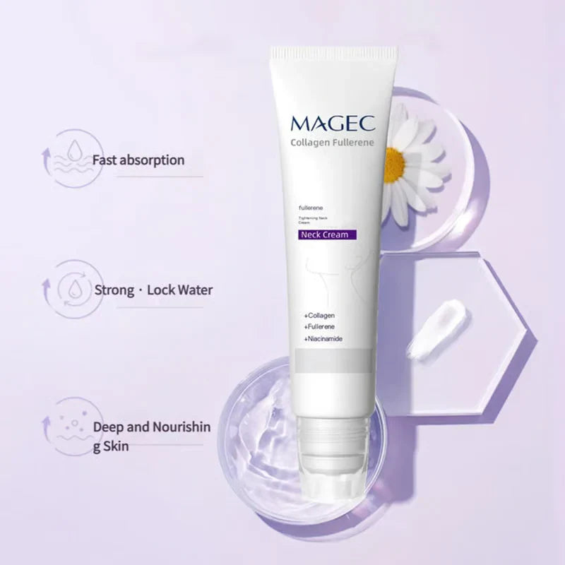 Neck and jawline massage cream