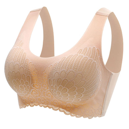 Latex 4.0 Graceful Anti saggy Breathable Lace Bra