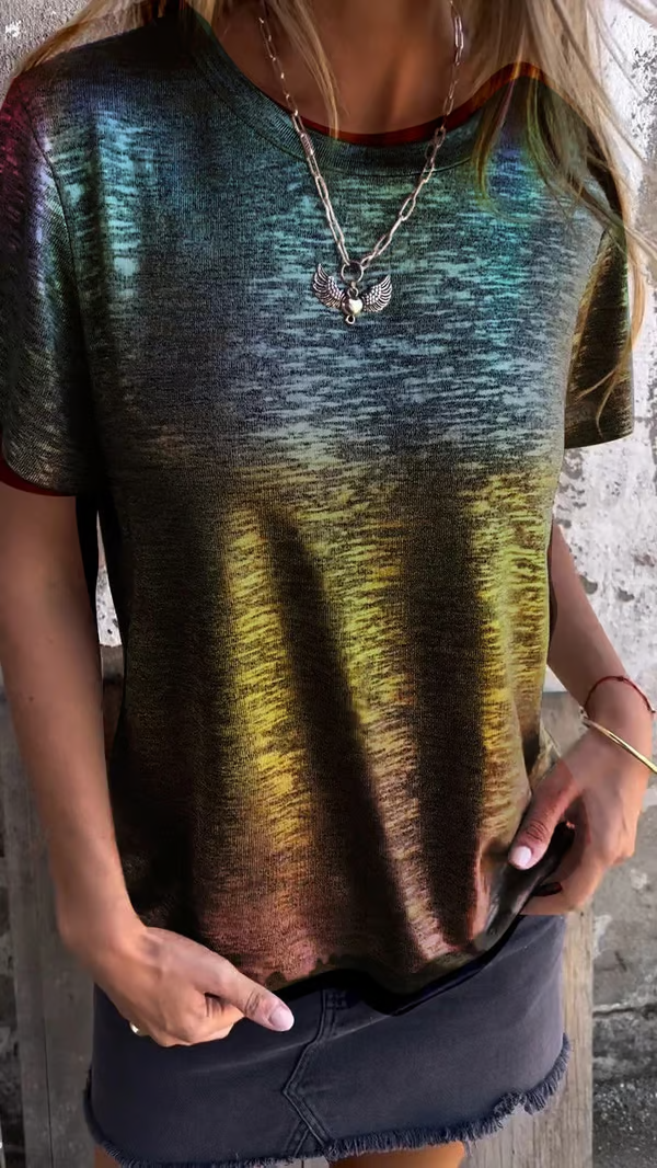 🔥Last Day - Gold Foil Short-sleeved T-shirt