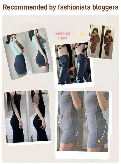 HIGH WAISTED TUMMY TUCK HIP LIFTING NO TRACE WORMWOOD ANTIBACTERIAL PANTIES