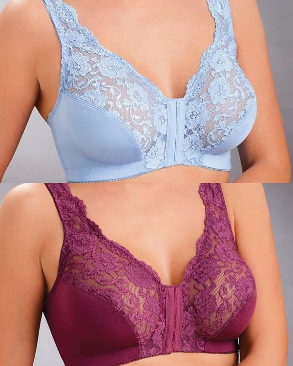 Front Hooks And Stretch-Lace – ALL IN ONE BRA