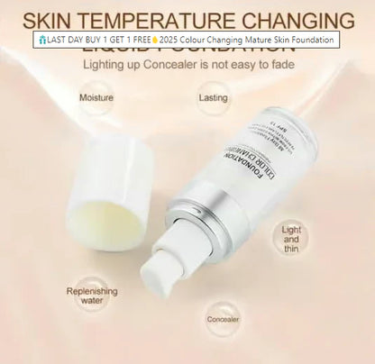 🎁LAST DAY BUY 1 GET 1 FREE🔥2025 Colour Changing Mature Skin Foundation