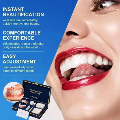 🌎Ends Today: 70% OFF! ⏰Medical Full Denture with Strong Suctiond🦷Obtain American Dental Association (ADA) Certification