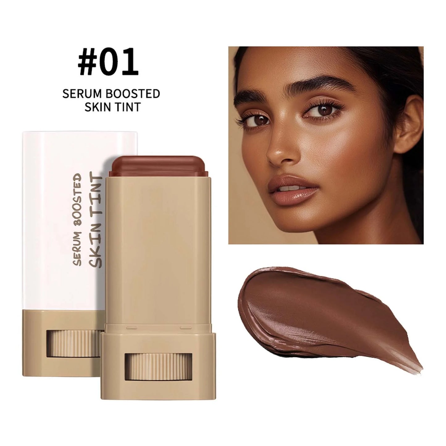 ✨ LAST DAY PROMOTION 🎁Buy 1 Get 1 Free-🔥Foundation Stick Beauty Balm Serum Boosted Skin Tint