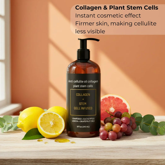 Anti cellulite oil collagen plant stem cells  2 .0