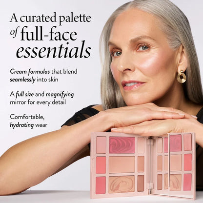 ⏰ Last 3 Hours! 🔥Everyday cream essentials for eyes, cheeks and lips in one palette. Best of the Best Cream Full Face Basics