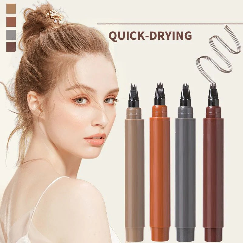 🎁🔥Last Day Buy 1 Get 1 Free🔥Waterproof Four-tip Beard and Eyebrow Pen（50% OFF）