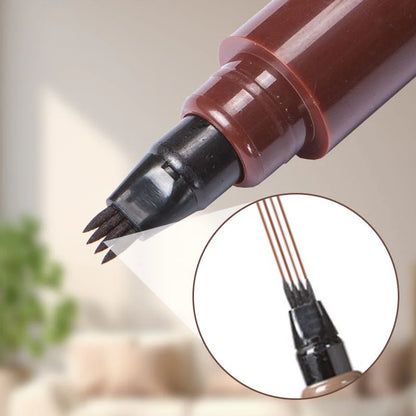 🎁🔥Last Day Buy 1 Get 1 Free🔥Waterproof Four-tip Beard and Eyebrow Pen（50% OFF）